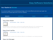 Tablet Screenshot of easysoftmade.com